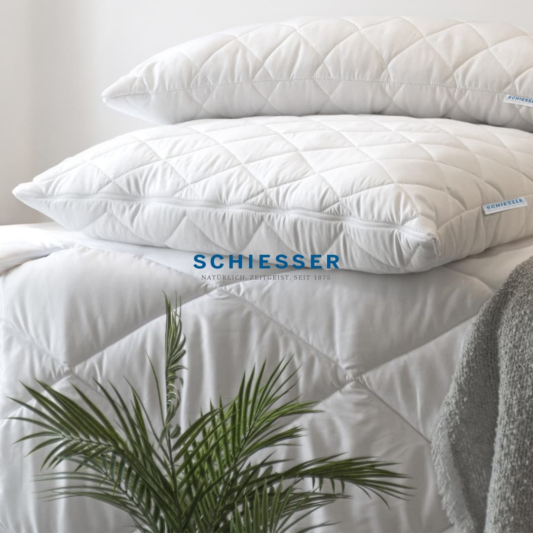 Schiesser Kopfkissen Hygge | Weiß