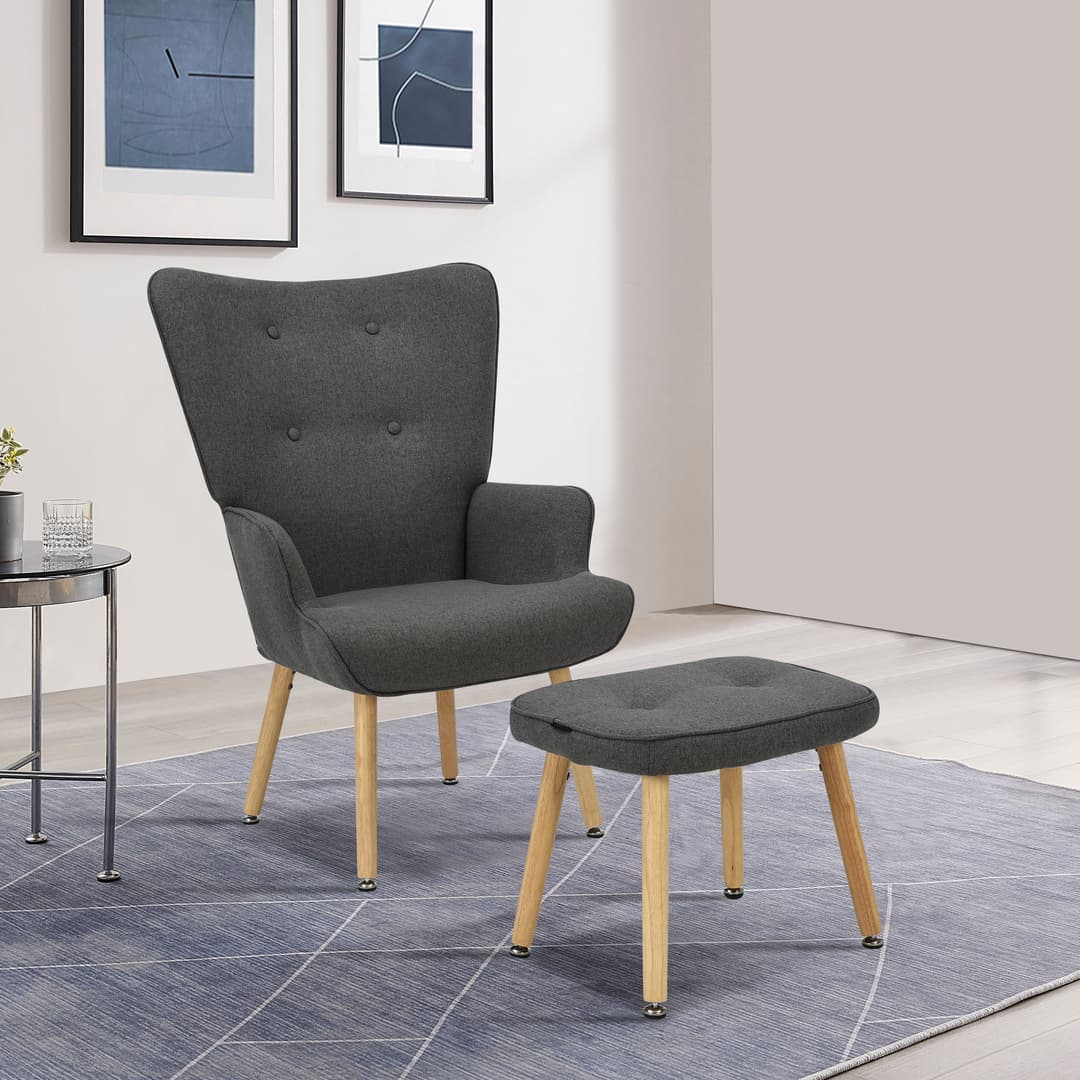 OTTO home Ohrensessel PERHAM | Grau