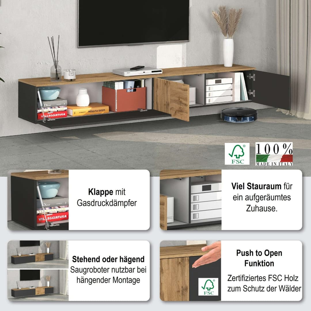 OTTO home Lowboard ISEO | Braun