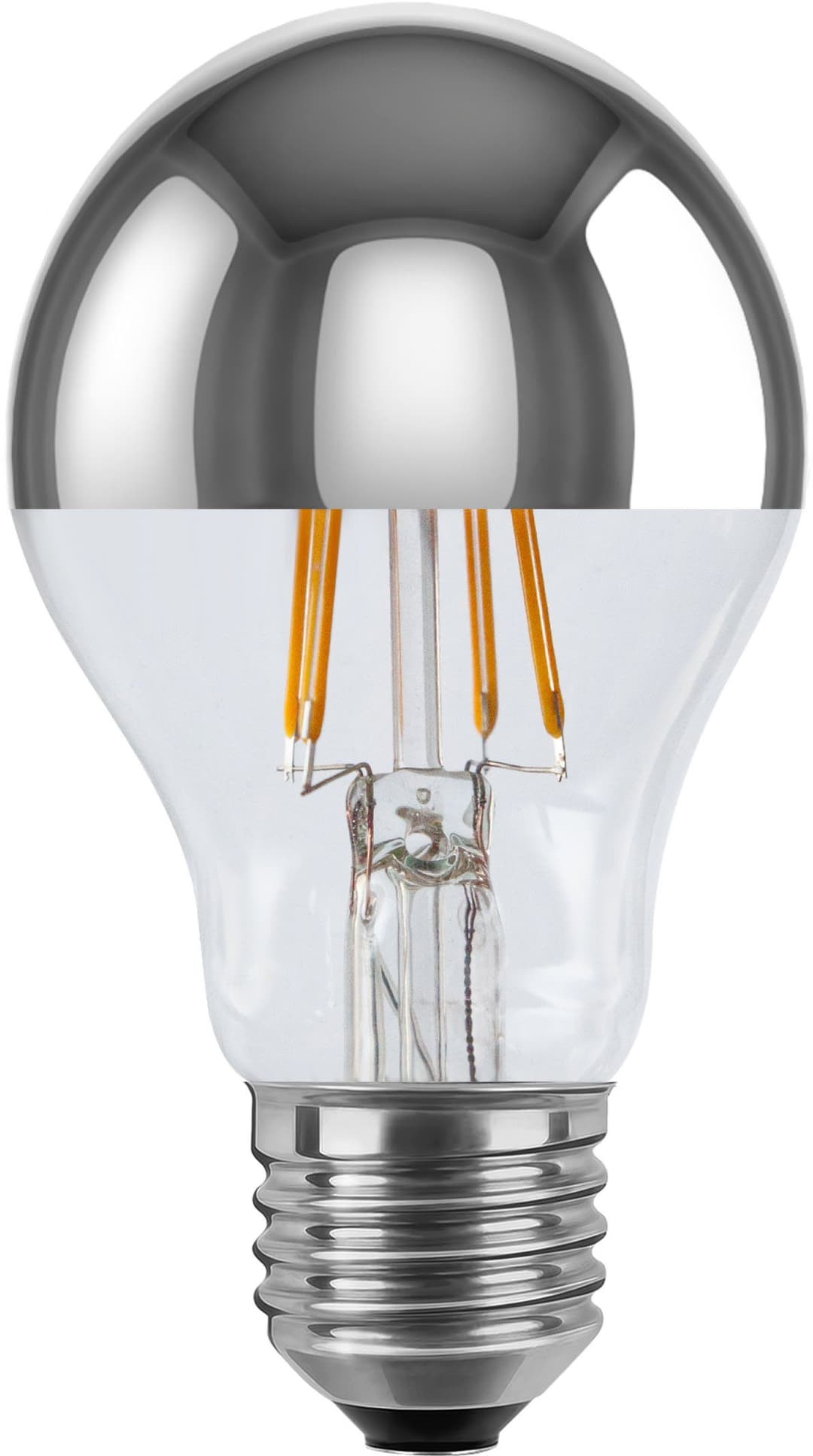 SEGULA LED-Leuchtmittel LED Glühlampe Spiegelkopf | Silber