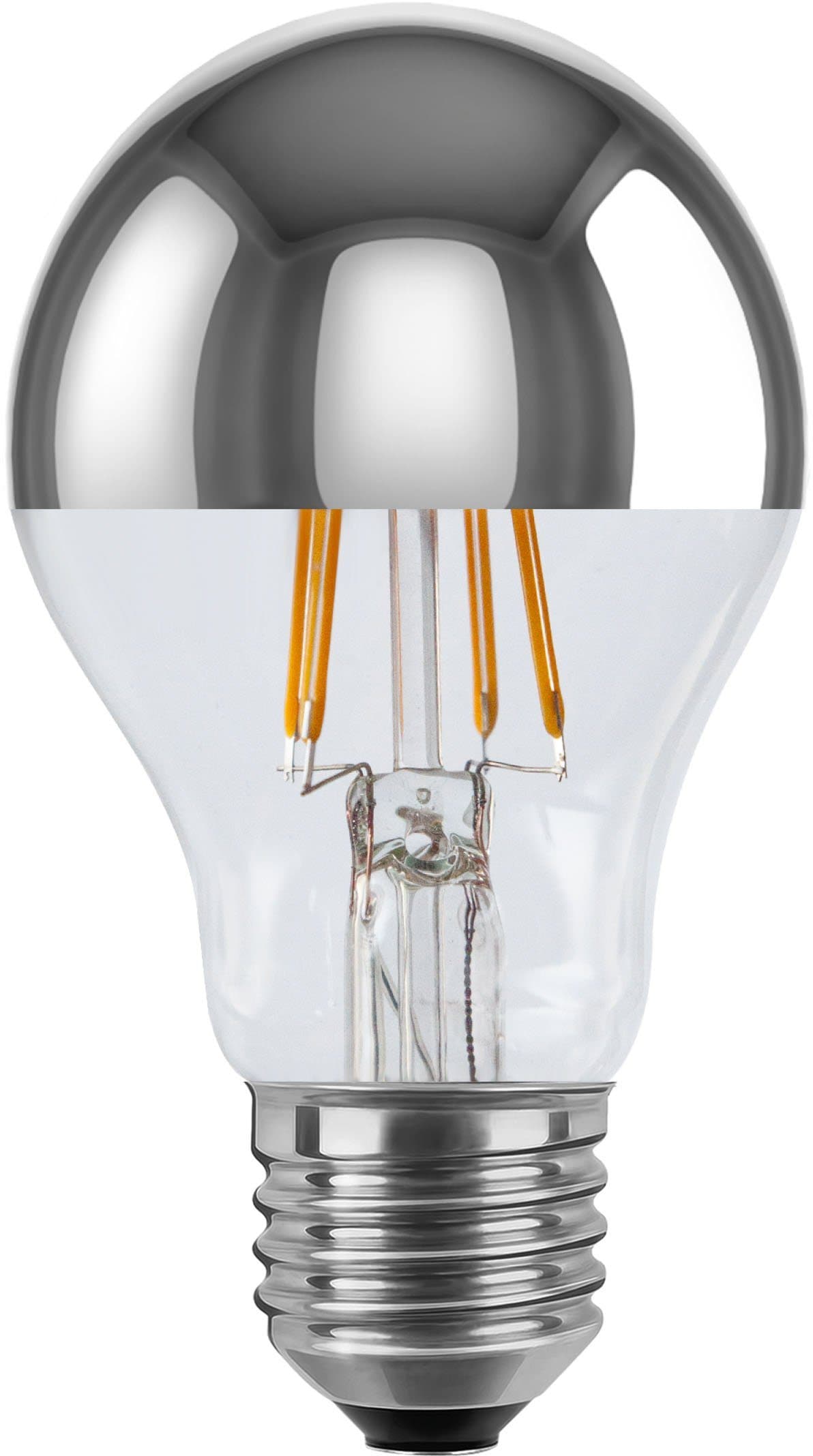 SEGULA LED-Leuchtmittel LED Glühlampe Spiegelkopf | Silber