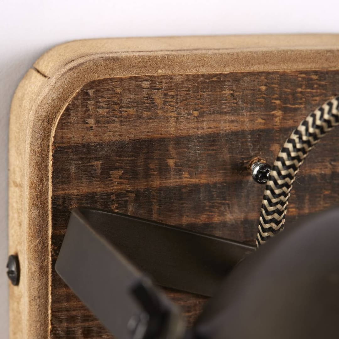 Brilliant Wandstrahler Carmen Wood | Braun