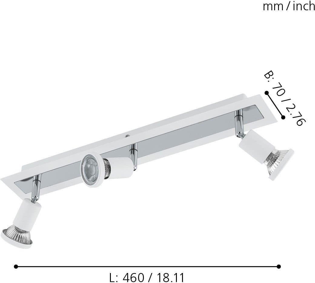 EGLO SARRIA LED Deckenspots | Weiß