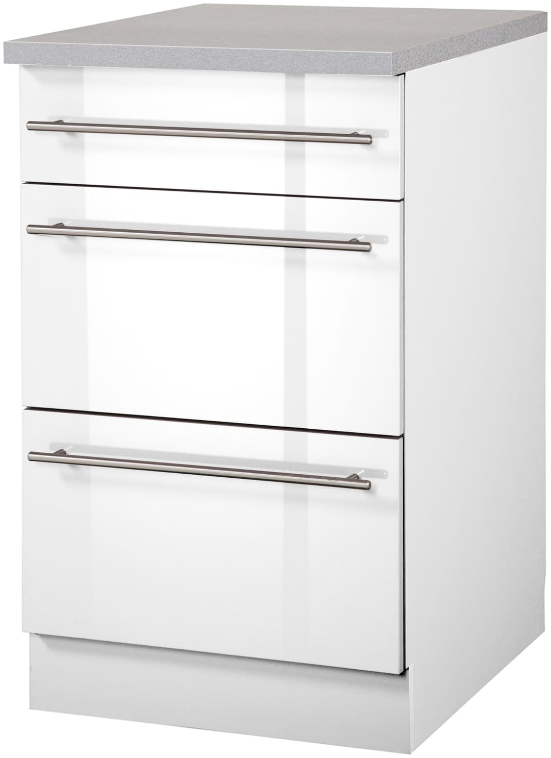 wiho Küchen Unterschrank Chicago 50 cm | Weiß