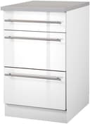 wiho Küchen Unterschrank Chicago 50 cm | Weiß