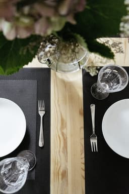 WENKO Platzset Diana | Schwarz
