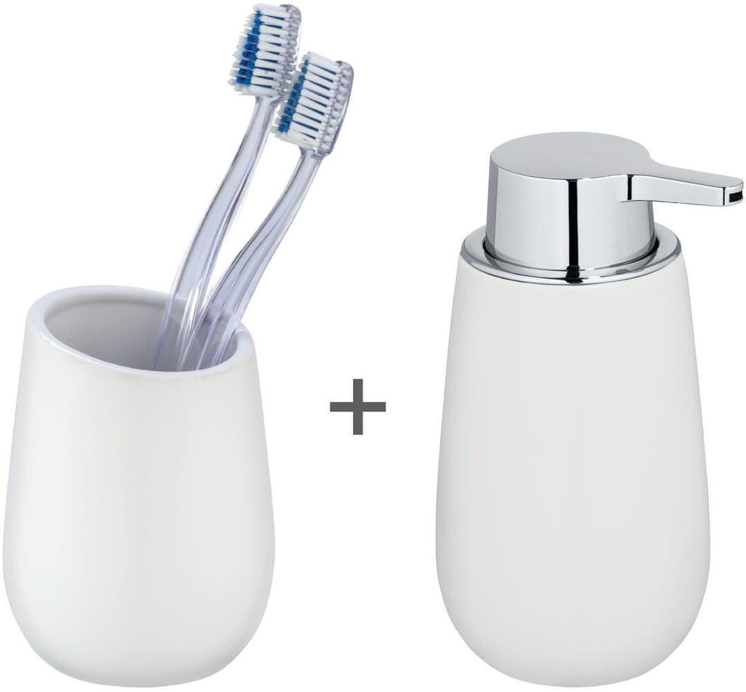 Wenko Badi Badaccessoire-Set | Weiß