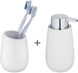 Wenko Badi Badaccessoire-Set | Weiß