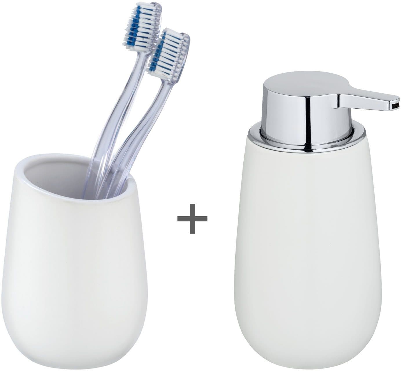 Wenko Badi Badaccessoire-Set | Weiß