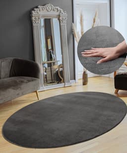the carpet Teppich Relax | Grau