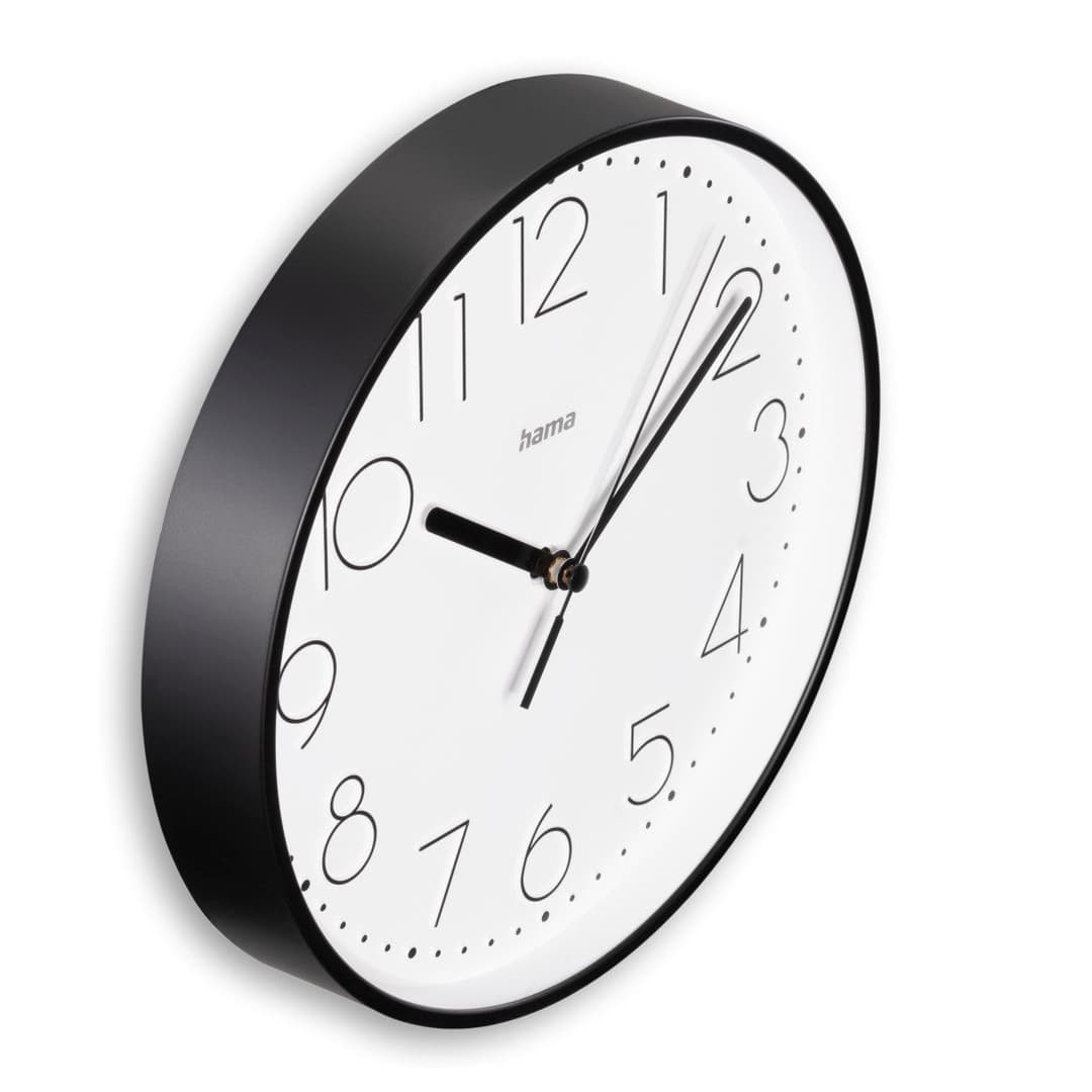Hama Wanduhr Salina | Schwarz