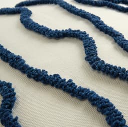 TOM TAILOR HOME Dekokissen Wavy | Blau