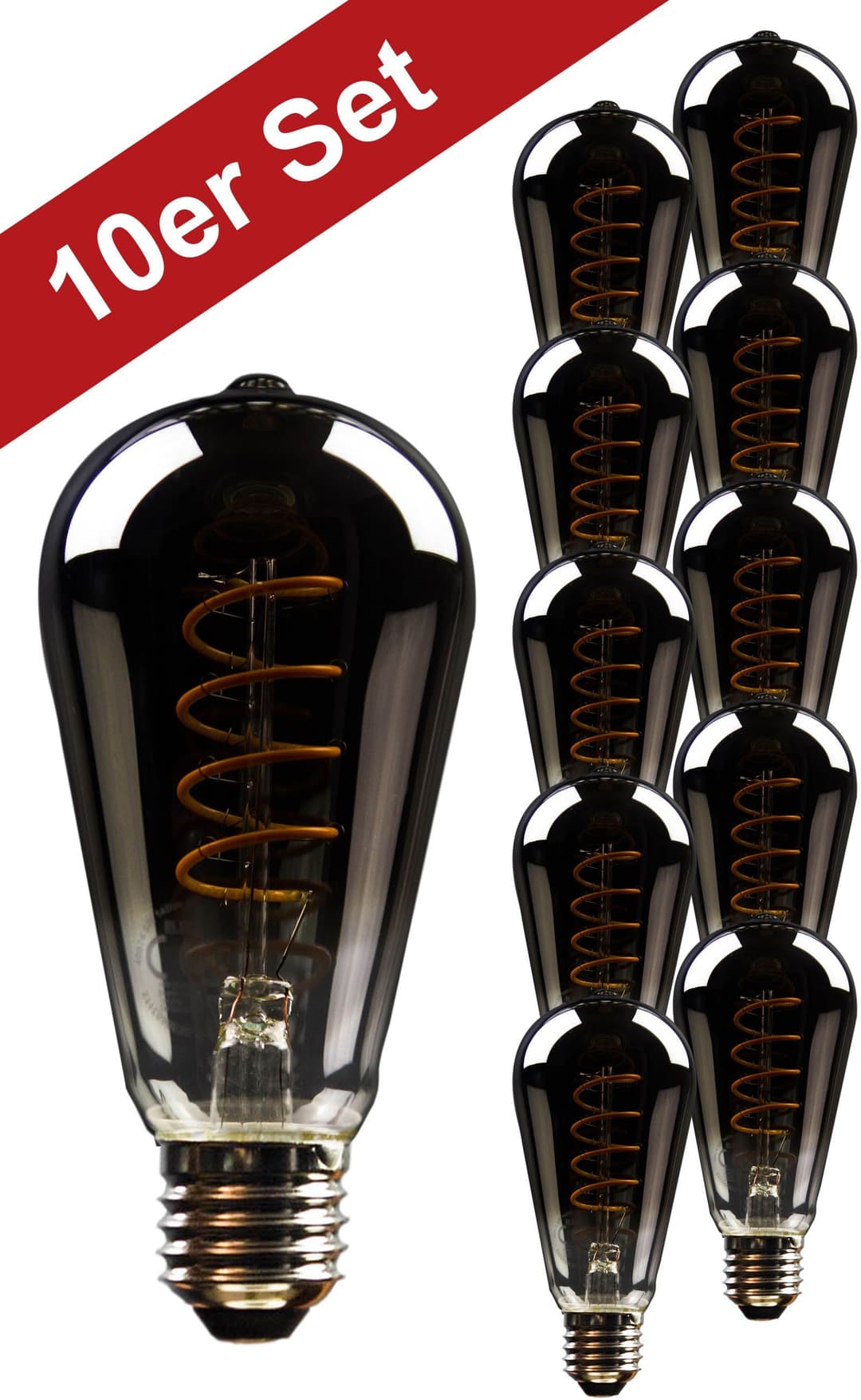 BLULAXA LED-Filament Vintage E27 | Braun