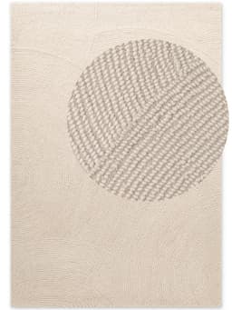 HANSE Home Wollteppich Calmio | Weiß
