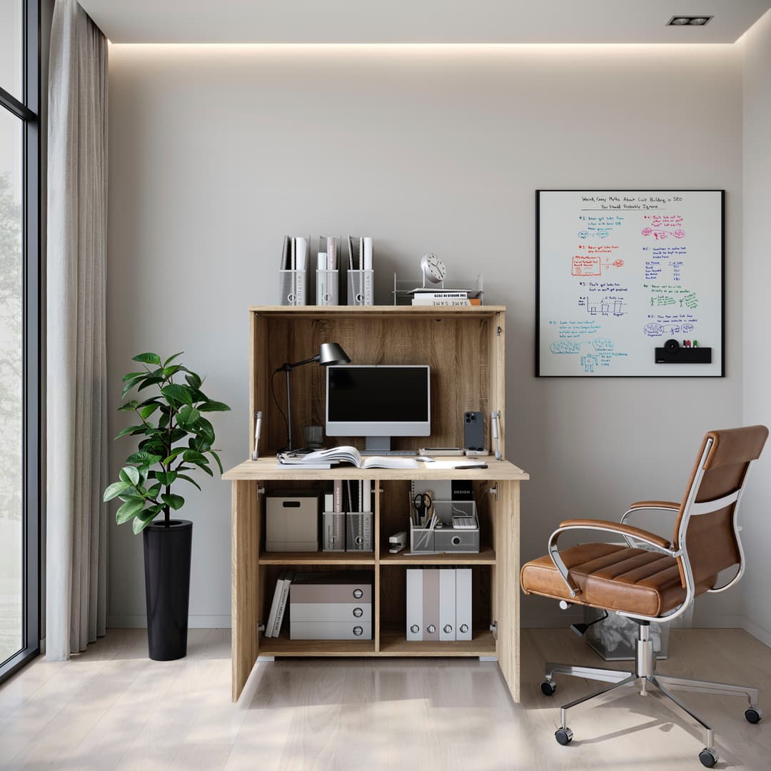 home affaire PC-Schrank Vera | Braun