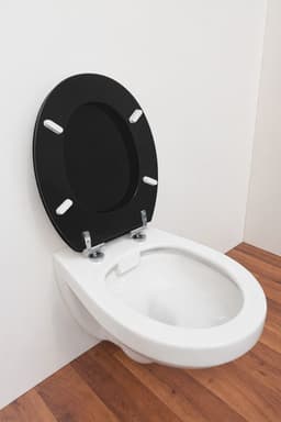 welltime WC-Sitz Classic Colours | Schwarz