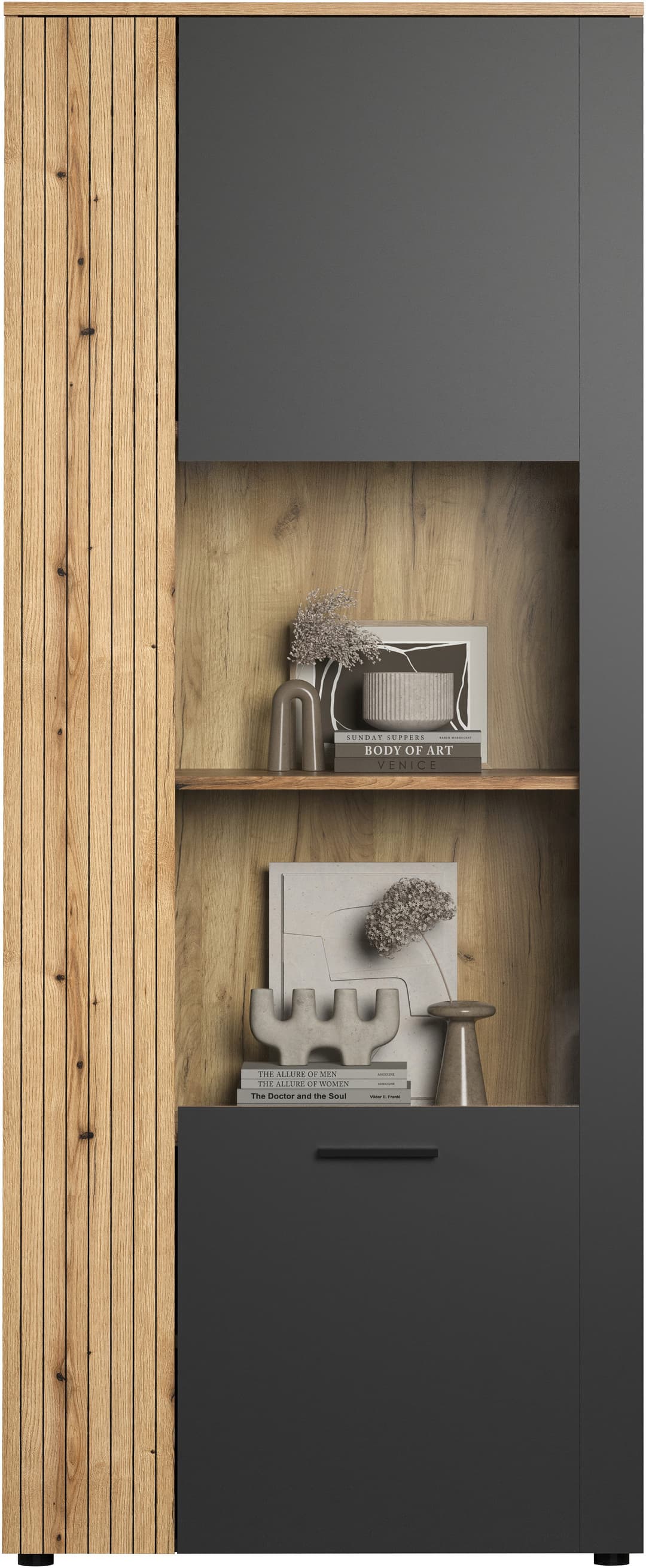 INOSIGN Standvitrine Estepona | Holztöne