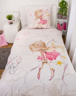 Baby Best Little Fairy Flanell Bettwäsche | Rosa