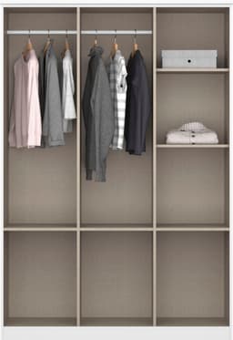rauch Kleiderschrank BREMEN | Weiß