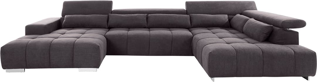 COTTA Wohnlandschaft Orion U-Form | Grau