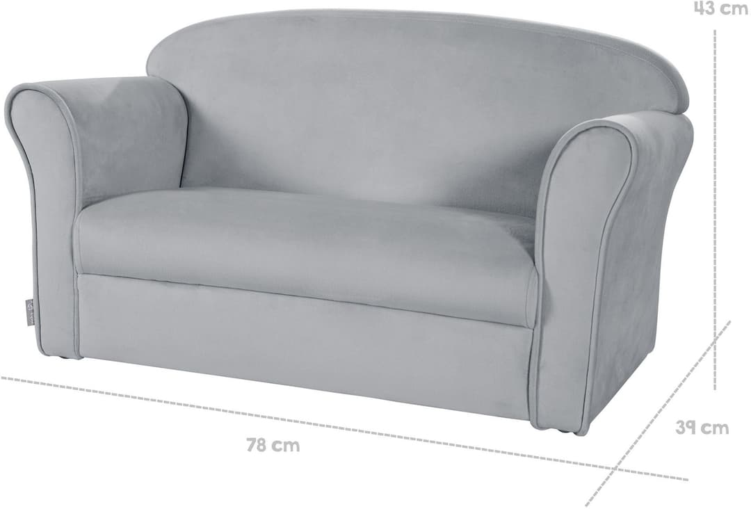 roba® Kindersofa Lil Sofa | Grau