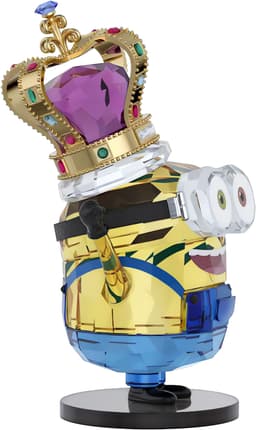 Swarovski Minions King Bob Kristallfigur | Mehrfarbig