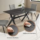 OTTO home Esstisch Cazie | Schwarz 3