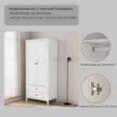 OTTO home Kleiderschrank Borkum | Weiß 4