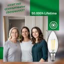 Briloner Leuchten LED-Leuchtmittel E14 Kerzenform | Weiß 4