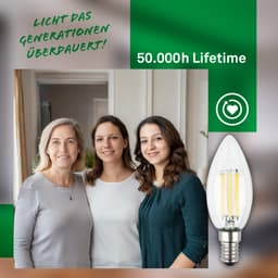 Briloner Leuchten LED-Leuchtmittel E14 Kerzenform | Weiß
