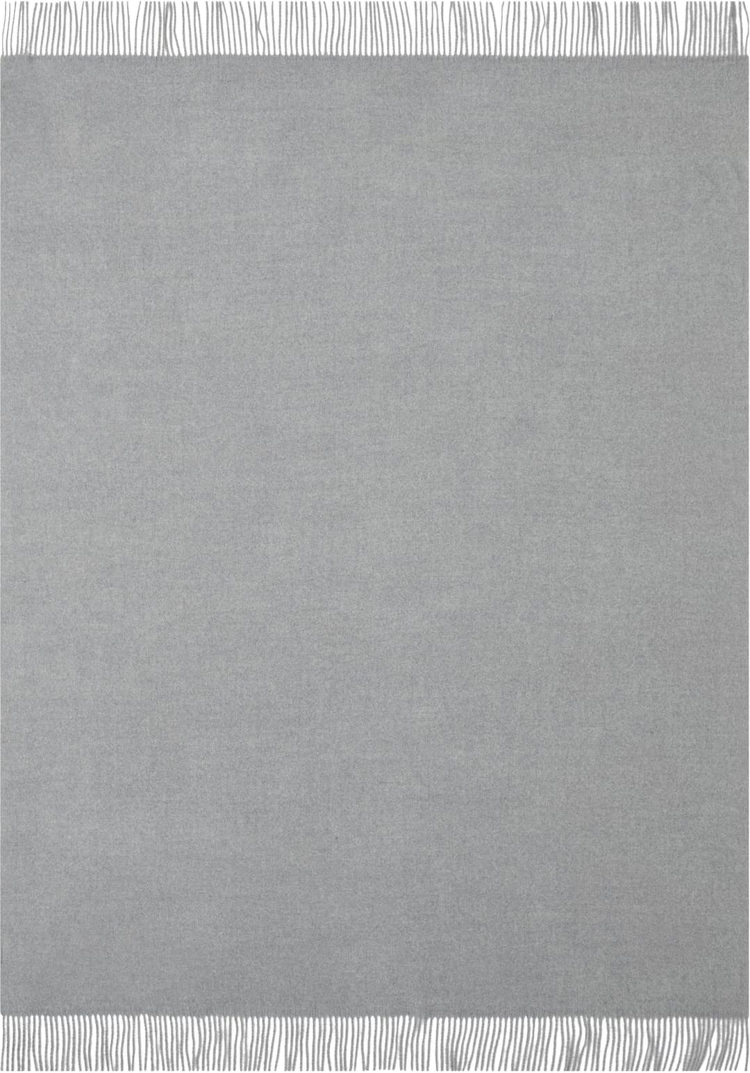 Plaid Jacquard garngefärbt Kuscheldecke | Grau