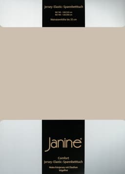 Janine Spannbettlaken ELASTIC 5002 | Beige
