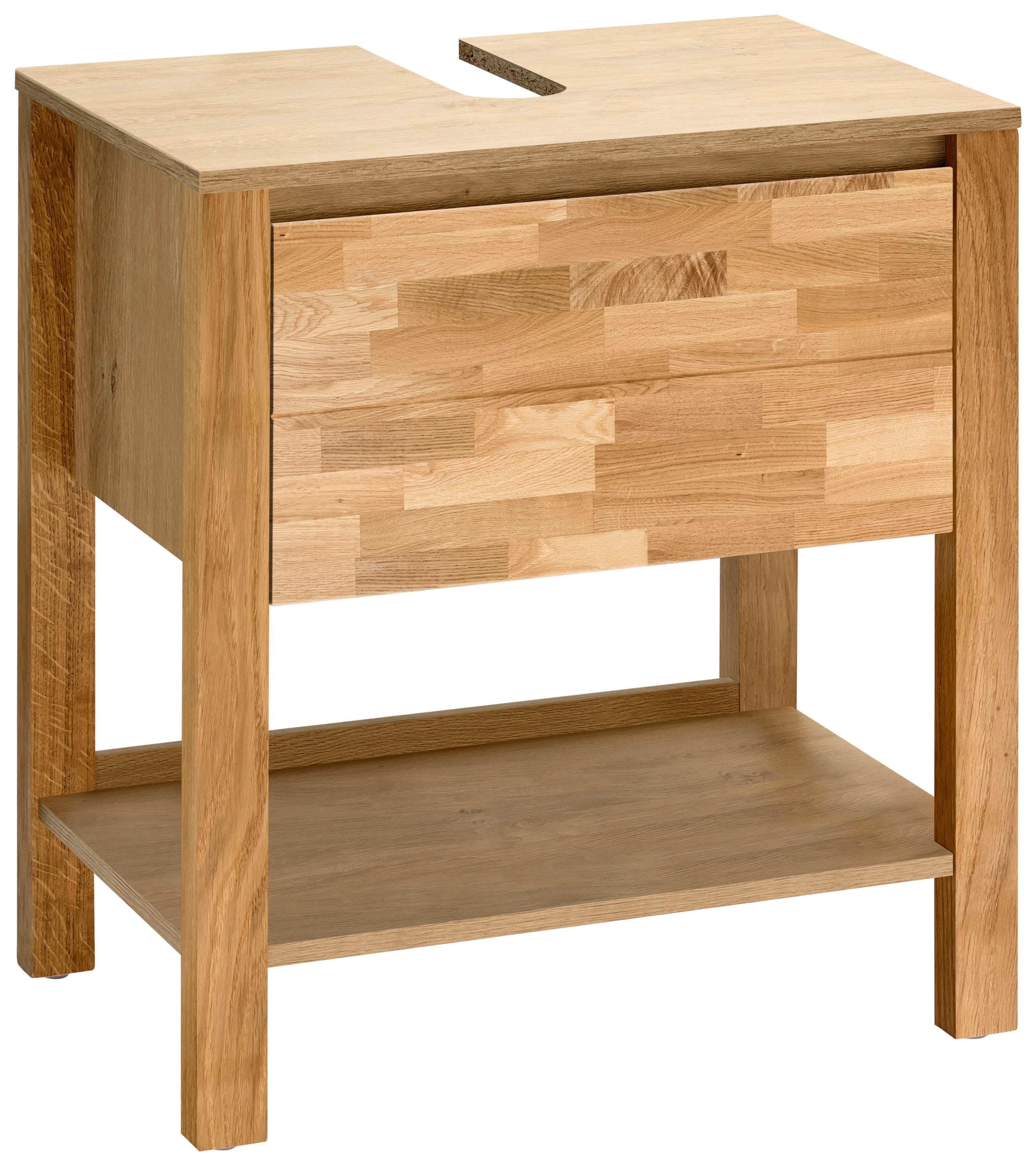 Home affaire Waschbeckenunterschrank Kaika Breite 60 cm | Holztöne