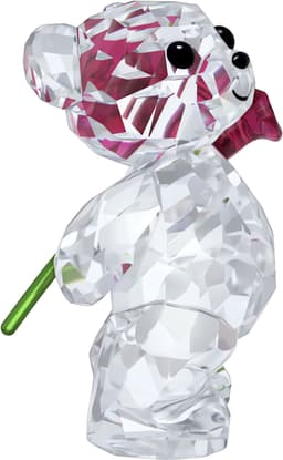 Swarovski Kris Bär mit Rose | Mehrfarbig