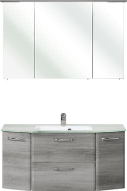 Saphir Quickset 328 Badmöbel-Set | Grau