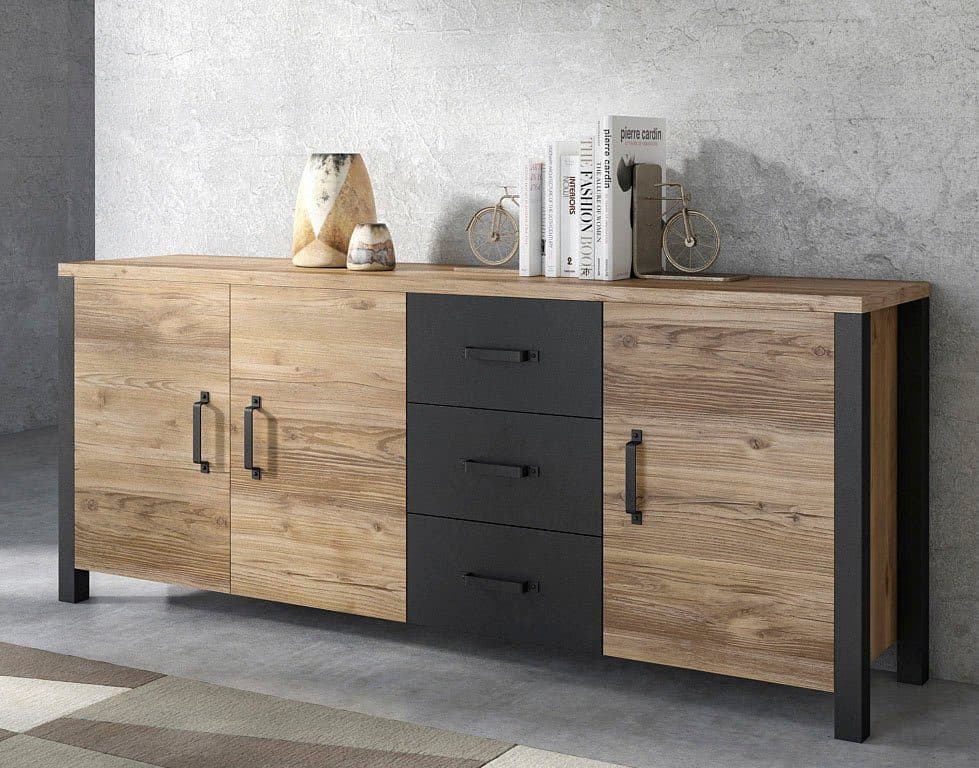 Home affaire Sideboard Olin WM | Holztöne