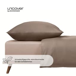 uncover by SCHIESSER Spannbettlaken New Jersey | Beige