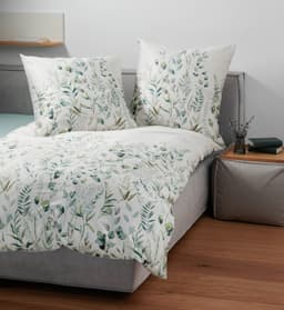 Janine Bettwäsche Mako-Satin 98123 06 | Grün