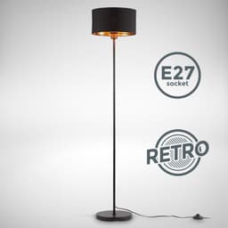 B.K.Licht Stehlampe BKL1417 | Schwarz