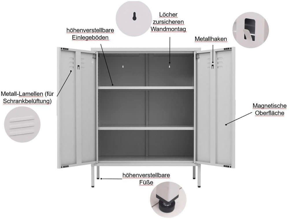 OTTO home Wäscheschrank Siena | Weiß