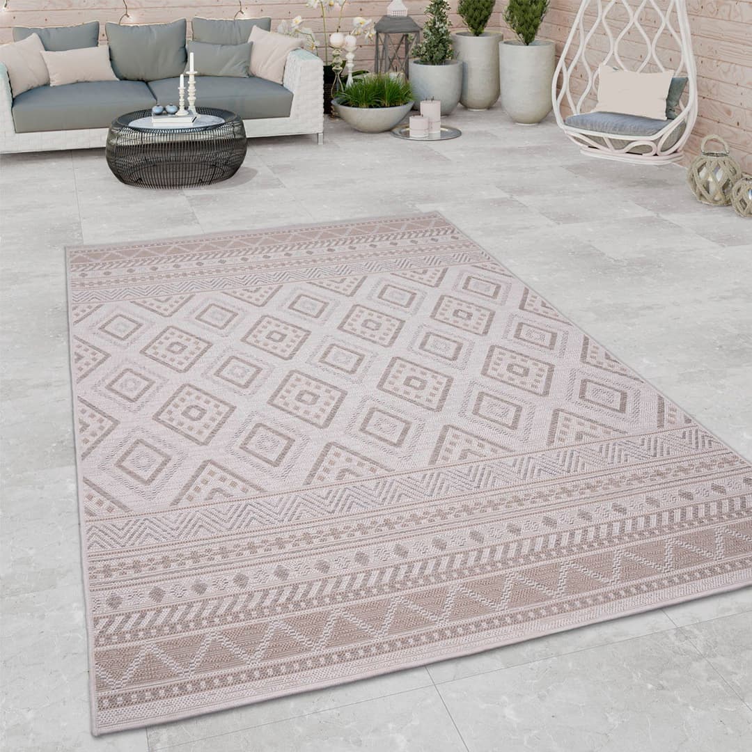 Paco Home Teppich Vermont 184 | Beige