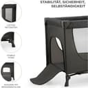 Kinderkraft JOY LIGHT Baby-Reisebett | Grau 2