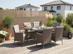 KONIFERA Garten-Essgruppe Mailand | Braun