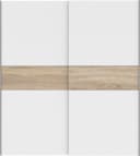FORTE Longline Schwebetürenschrank | Weiß 2