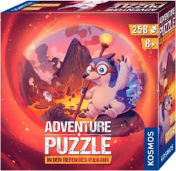Kosmos Puzzle Adventure Puzzle In den Tiefen des Vulkans | Mehrfarbig