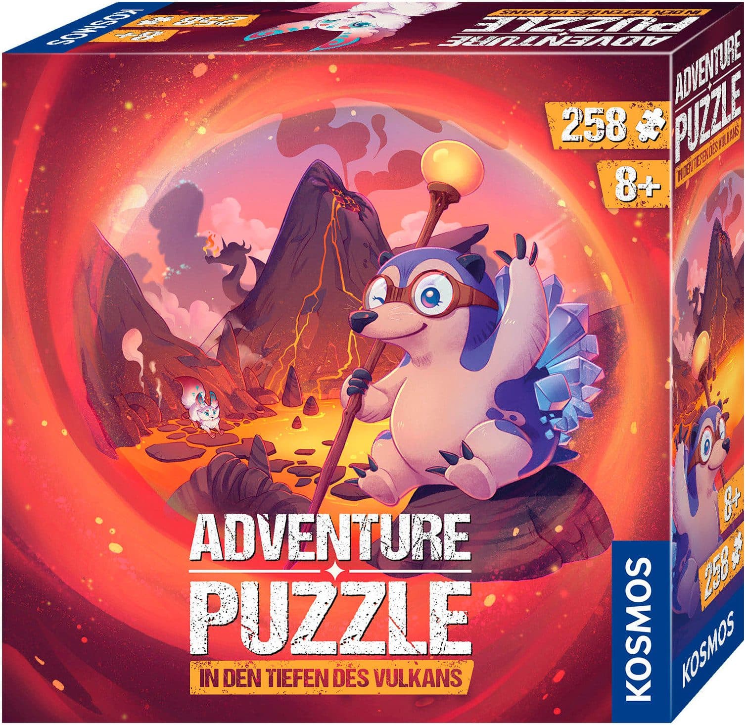 Kosmos Puzzle Adventure Puzzle In den Tiefen des Vulkans | Mehrfarbig