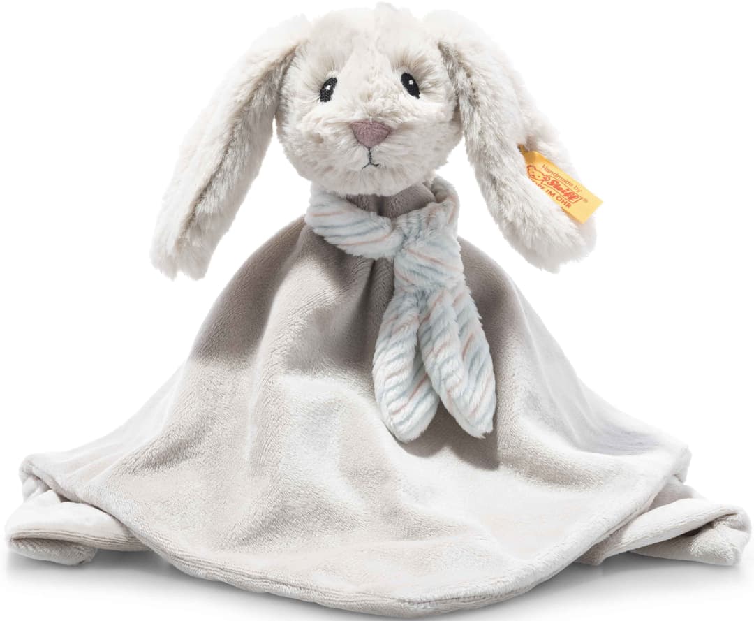 Steiff Soft Cuddly Friends Hoppie Hase Schmusetuch | Grau