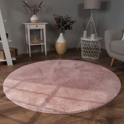 Paco Home Fellteppich Kunstfell Soft 380 | Rosa