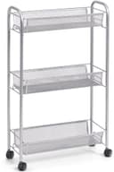 Zeller Present Rollwagen Mesh | Silber