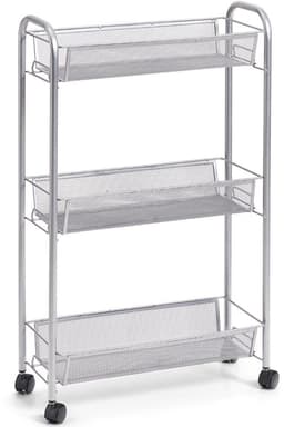 Zeller Present Rollwagen Mesh | Silber